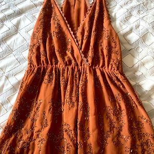 BKE boutique darling beaded tank.